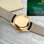 Rolex Cellini 50515 RG Plated White Dial 39mm Leather Super Clone - 图片 7