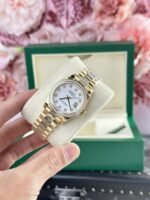 Rolex Datejust 278288 YG Plated White Enamel Dial CZ Diamonds 31mm AAA Replica - 图片 3