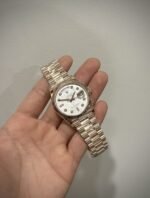 Rolex Day-Date 128235 904L Steel Meteorite Dial CZ Diamonds 36mm Super Clone - 图片 2