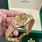 Rolex Day-Date 228238 YG Plated Champagne Dial CZ Diamonds 40mm Super Clone - 图片 4