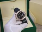 Rolex Yacht-Master RG Plated Black Dial Baguette Diamond 40mm Oysterflex Super Clone - 图片 3