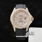 Rolex Yacht-Master RG Plated Diamond Dial 40mm Oysterflex Super Clone