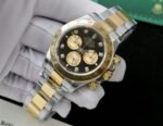 Rolex Daytona 126503 SS/YG Plated Black Dial CZ Diamonds 40mm Oyster Super Clone - 图片 3
