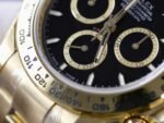 Rolex Daytona 126508 YG Plated Black Dial 40mm Oyster Super Clone - 图片 6