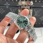Rolex Datejust 316L Steel Green Dial 31mm Jub THBF Replica - 图片 3