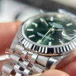 Rolex Datejust 316L Steel Green Dial 31mm Jub THBF Replica - 图片 8
