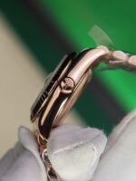Rolex Lady-Datejust 279175-0004 RG Plated Chocolate Dial CZ Diamonds 28mm Super Clone - 图片 6