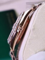 Rolex Day-Date RG Plated Gem-set Bezel Diamond Dial 40mm Super Clone - 图片 8