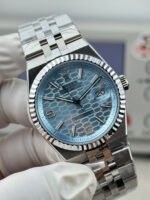 Rolex Land-Dweller 127236 Ice-Blue Honeycomb-Motif Dial 36mm Super Clone - 图片 7
