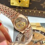 Rolex Land-Dweller 127235 Rose Gold White Honeycomb-Motif Dial 36mm Replica - 图片 5
