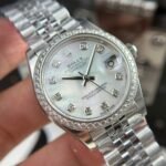 Rolex Datejust 316L Steel MOP Dial Bezel Diamonds 31mm Jub THBF Replica - 图片 5
