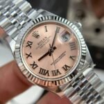 Rolex Datejust 316L Steel Pink Dial 31mm Jub THBF Replica - 图片 5