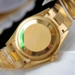 Rolex Day-Date YG Plated Green Dial With Diamonds 36mm Super Clone - 图片 8
