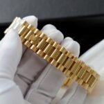 Rolex Day-Date YG Plated Green Dial With Diamonds 36mm Super Clone - 图片 9
