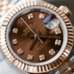 Rolex Lady-Datejust 279171-0011 SS/RG Plated Chocolate Dial CZ Diamonds 28mm Jub AAA Replica - 图片 5