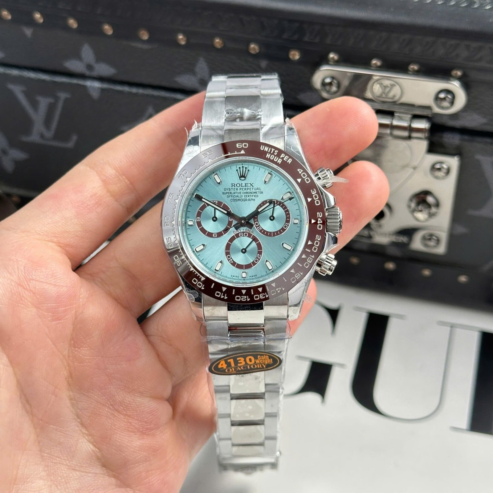 1750589370-534.jpg Rolex Daytona 116506 904L Steel Ice Blue Dial 40mm Oyster Super Clone - 图片 1