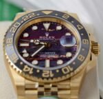 Rolex GMT-Master II 126718GRNR YG Plated Tiger Iron Dial 40mm Jub Super Clone - 图片 8