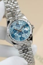 Rolex Datejust 278344 316L Steel Flower Blue Dial CZ Diamonds 31mm Jub AAA Replica - 图片 2