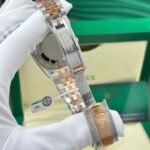 Rolex Datejust 126331 SS/RG Plated Fluted Grey Dial 41mm Jub Super Clone - 图片 8
