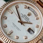 Rolex Day-Date RG Plated Meteorite Dial With Diamonds 40mm Super Clone - 图片 5