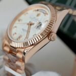 Rolex Day-Date RG Plated Meteorite Dial With Diamonds 40mm Super Clone - 图片 7