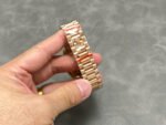 Rolex Day-Date 128235 RG Plated Puzzle Motif Dial 36mm Super Clone - 图片 8