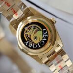 Rolex Day-Date YG Plated MOP Dial CZ Diamonds 36mm Super Clone - 图片 8