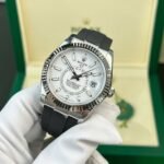 Rolex Sky-Dweller 904L Steel White Dial 42mm Oysterflex Super Clone - 图片 2