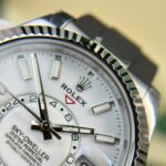 Rolex Sky-Dweller 904L Steel White Dial 42mm Oysterflex Super Clone - 图片 5