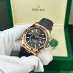 Rolex Sky-Dweller RG Plated Grey Dial 42mm Oysterflex Super Clone - 图片 2