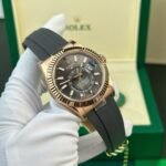 Rolex Sky-Dweller RG Plated Grey Dial 42mm Oysterflex Super Clone - 图片 3