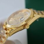 Rolex Day-Date 228238 YG Plated Champagne Roman Numeral Dial 40mm Super Clone - 图片 7