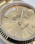 Rolex Day-Date 228238 YG Plated Champagne Dial 40mm Replica - 图片 16